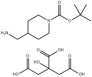 tert-butyl 4-(aminomethyl)piperidine-1-carboxylate; citric အက်ဆစ်