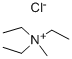 Triethylmethylammonium ကလိုရိုက်